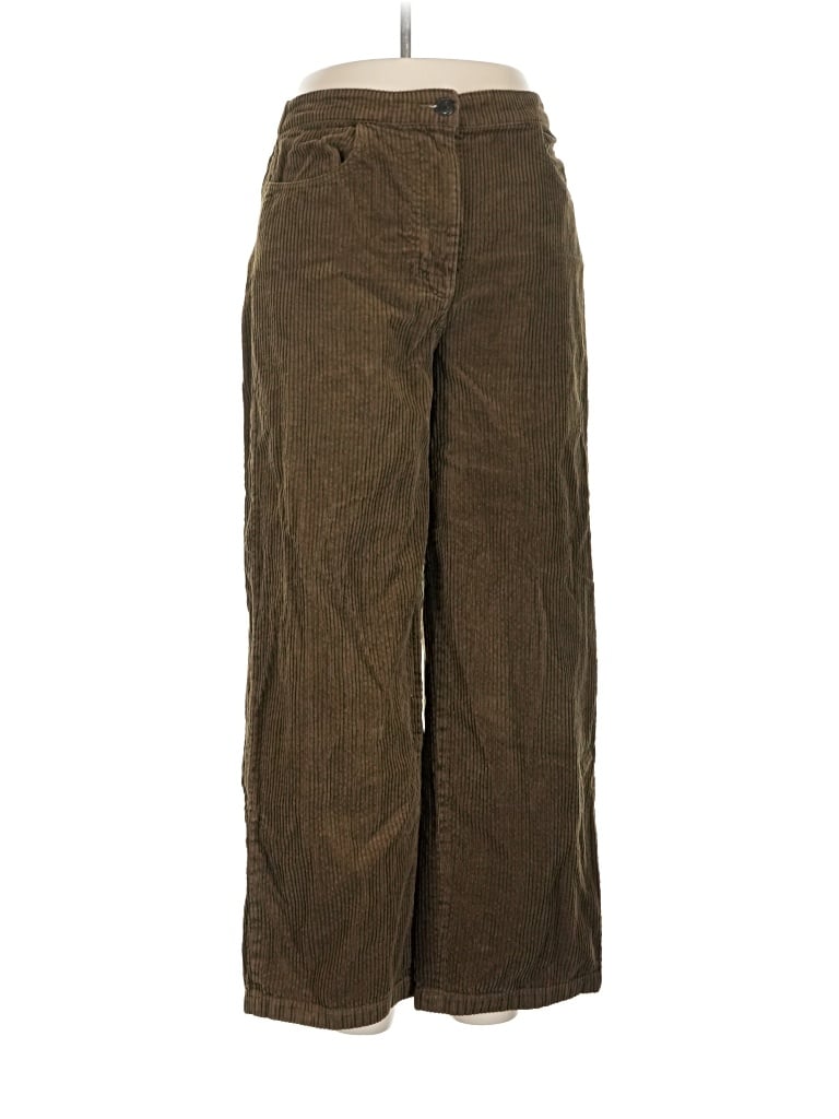 Pre-owned Zara Casual Pants In Brown