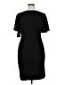 Echo Solid Black Cocktail Dress Size 14 - photo 2