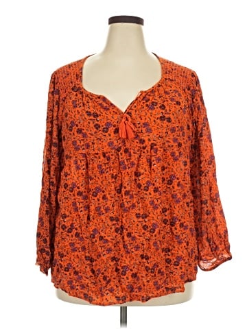 Old Navy 3/4 Sleeve Blouse (view 1)