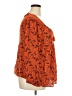 Old Navy Orange 3/4 Sleeve Blouse Size XXL - photo 4