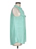 J.Crew Factory Store 100% Polyester Teal Sleeveless Blouse Size 8 - photo 4