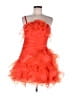 Jovani 100% Polyester Orange Cocktail Dress Size 6 - photo 1