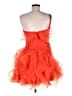 Jovani 100% Polyester Orange Cocktail Dress Size 6 - photo 2