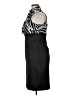 NW Collections 100% Polyester Graphic Black Cocktail Dress Size 14 - photo 5