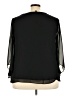 Alyx 100% Polyester Black 3/4 Sleeve Blouse Size 3X - photo 2