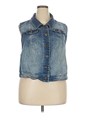 American Rag Cie Denim Vest (view 1)