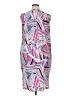 Attention 100% Polyester Graphic Pink Casual Dress Size XL - photo 2