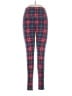 Intro Plaid Red Leggings Size M - photo 1