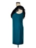 Jay Godfrey Color Block Teal Cocktail Dress Size 10 - photo 5