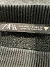 Zara 100% Cotton Solid Black Sweatshirt Size M - photo 7