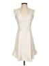 J.Crew 100% Polyester Solid Ivory Cocktail Dress Size 0 - photo 1