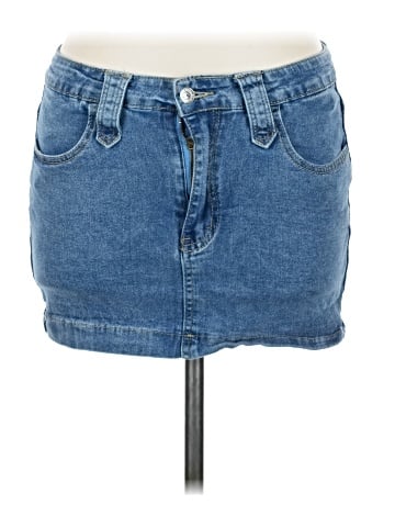 Shein Denim Skirt (view 1)