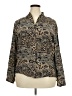 Jacqueline Ferrar 100% Silk Animal Print Tan Blouse Size 18 - photo 1