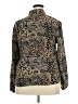 Jacqueline Ferrar 100% Silk Animal Print Tan Blouse Size 18 - photo 2