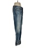 Pilcro and the Letterpress Chevron-herringbone Blue Jeans Size 25 waist - photo 4