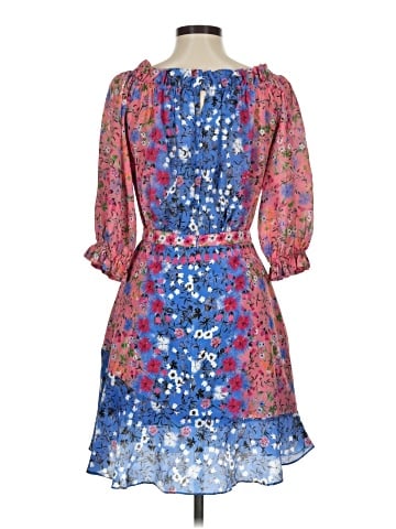 Saloni 3/4 Sleeve Silk Top (view 2)