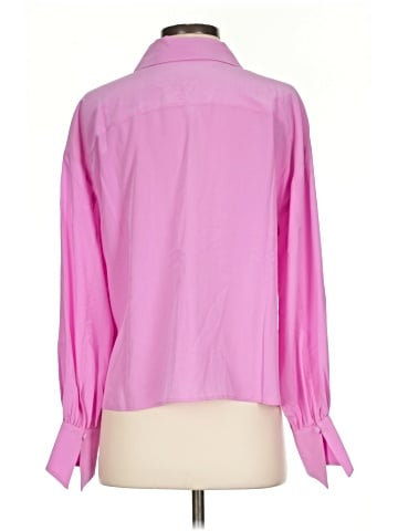 Marie Oliver Long Sleeve Silk Top (view 2)