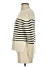 ATM Stripes Ivory Wool Pullover Sweater Size S - photo 5