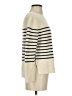 ATM Stripes Ivory Wool Pullover Sweater Size S - photo 4