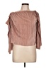 Mimi Chica 100% Polyester Brown 3/4 Sleeve Blouse Size L - photo 1