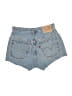 Levi's Blue Denim Shorts Size 26 waist - photo 2