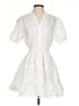 Assorted Brands 100% Polyester White Casual Dress Size S - photo 1
