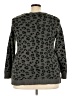Faded Glory 100% Acrylic Animal Print Gray Pullover Sweater Size 3X - photo 2