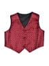 Unbranded 100% Polyester Red Tuxedo Vest 9-12 MO / 12 MO - photo 1