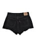 Levi's Hearts Black Denim Shorts Size 31 waist - photo 2