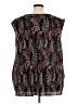 Maggie Barnes 100% Polyester Black Sleeveless Blouse Size 5X - photo 2