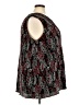 Maggie Barnes 100% Polyester Black Sleeveless Blouse Size 5X - photo 4