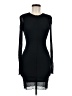 Shein Solid Black Cocktail Dress Size M - photo 1