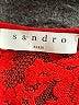 Sandro 100% Polyester Black Cocktail Dress Size Med (2) - photo 7