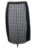 Catherines Houndstooth Black Formal Skirt Size 2X - photo 2