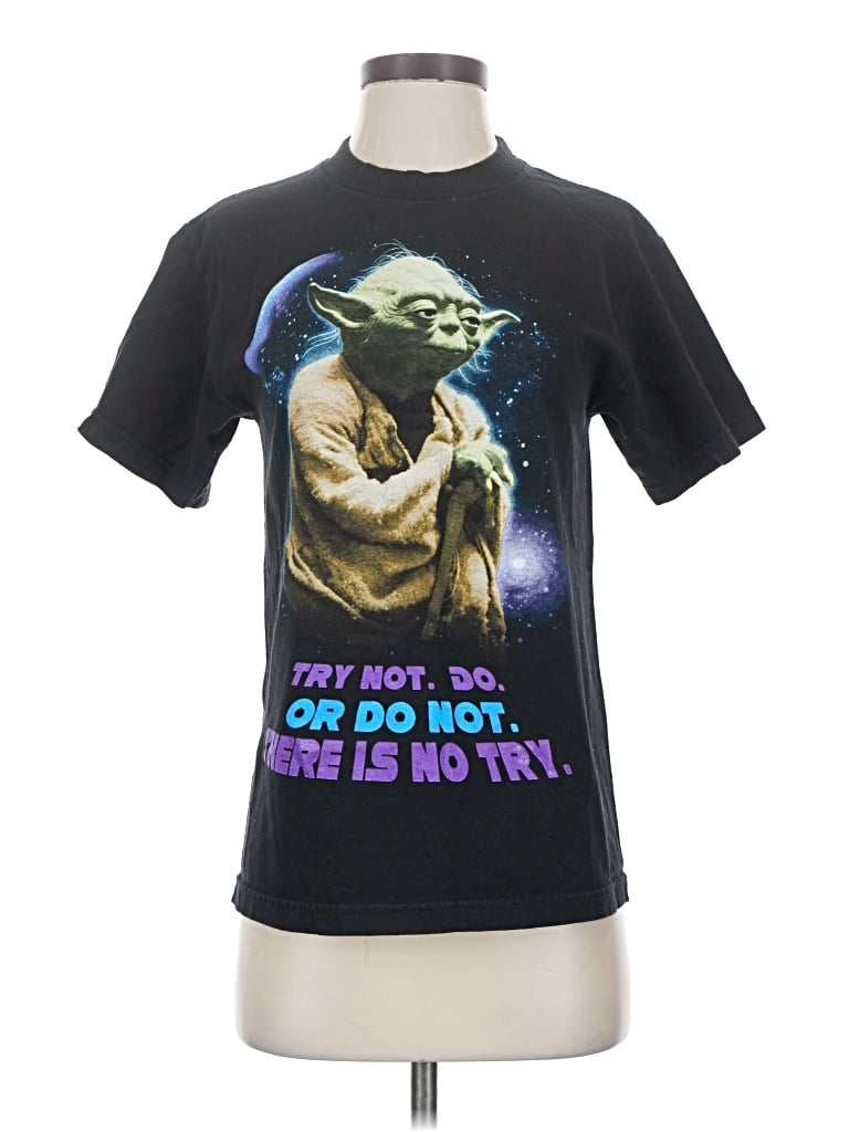 Pre-owned Star Wars Short Sleeve T-shirt In Black