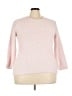 Karen Scott 100% Cotton Pink Pullover Sweater Size 3X - photo 1