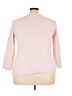 Karen Scott 100% Cotton Pink Pullover Sweater Size 3X - photo 2