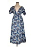 Shein 100% Polyester Paisley Blue Casual Dress Size XL - photo 1
