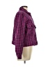Ann Taylor LOFT Houndstooth Purple Jacket Size L - photo 4