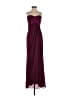 ABS Allen Schwartz 100% Polyester Burgundy Cocktail Dress Size 2 - photo 1