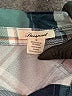 Passport Plaid Teal Long Sleeve Blouse Size M - photo 7