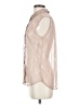 Chan Luu 100% Nylon Ivory Sleeveless Button-Down Shirt Size XS - photo 5