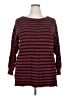 Kirundo Stripes Burgundy Pullover Sweater Size XL - photo 1