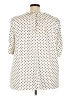 Suzanne Betro Polka Dots Ivory 3/4 Sleeve Blouse Size 4X - photo 2