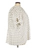 Suzanne Betro Polka Dots Ivory 3/4 Sleeve Blouse Size 4X - photo 4