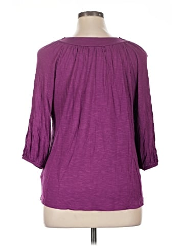 Apt. 9 3/4 Sleeve Blouse (view 2)