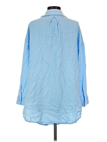 Shade & Shore 3/4 Sleeve Button-Down Shirt (view 2)