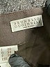 Brunello Cucinelli 100% Leather Black Brown wool skirt Size EU (IT) 40 / US 4 - photo 4