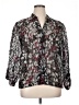 Ruby Rd. Floral Gray 3/4 Sleeve Blouse Size 14 - photo 1