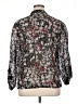 Ruby Rd. Floral Gray 3/4 Sleeve Blouse Size 14 - photo 2